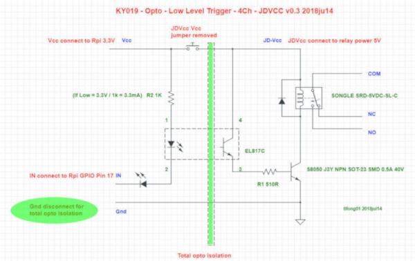 sample relay schematic